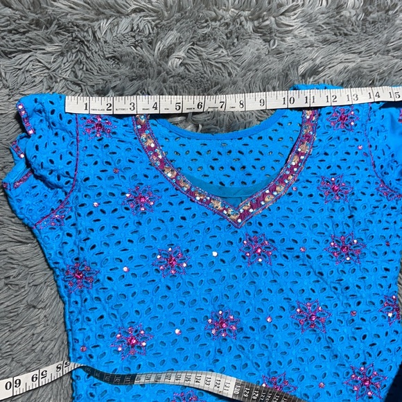 🥰🥰Eyelet, Embroidered, Handmade Tunic Dress🥰🥰 - Picture 11 of 15